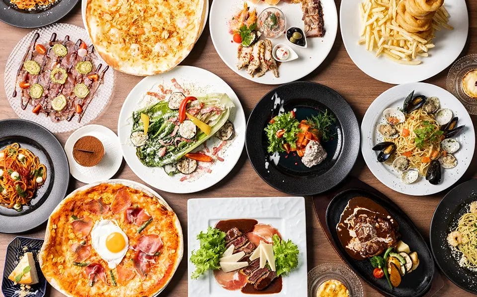 Enjoy the original Western food menu