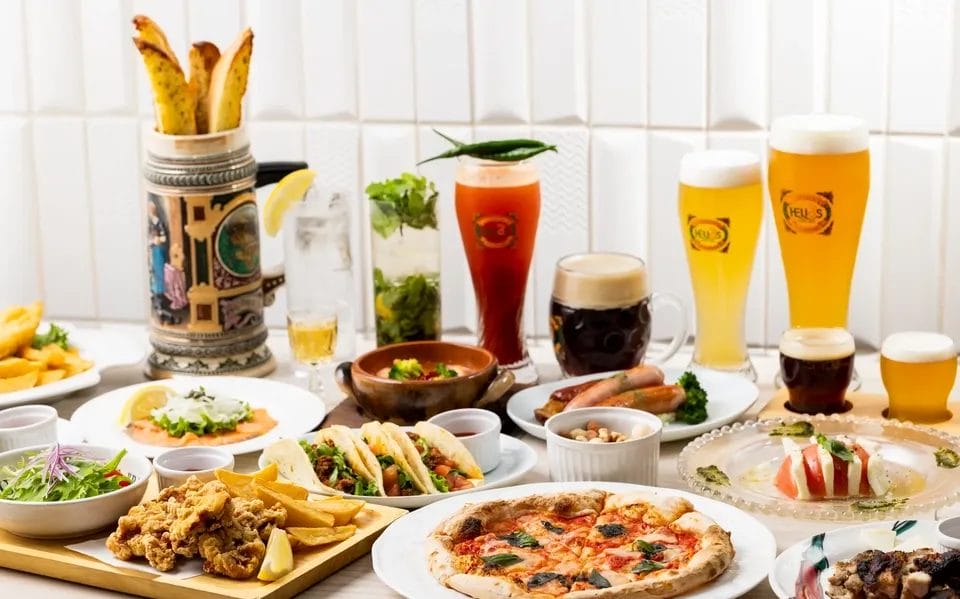 Un large choix de plats, allant des repas authentiques aux plats légers.