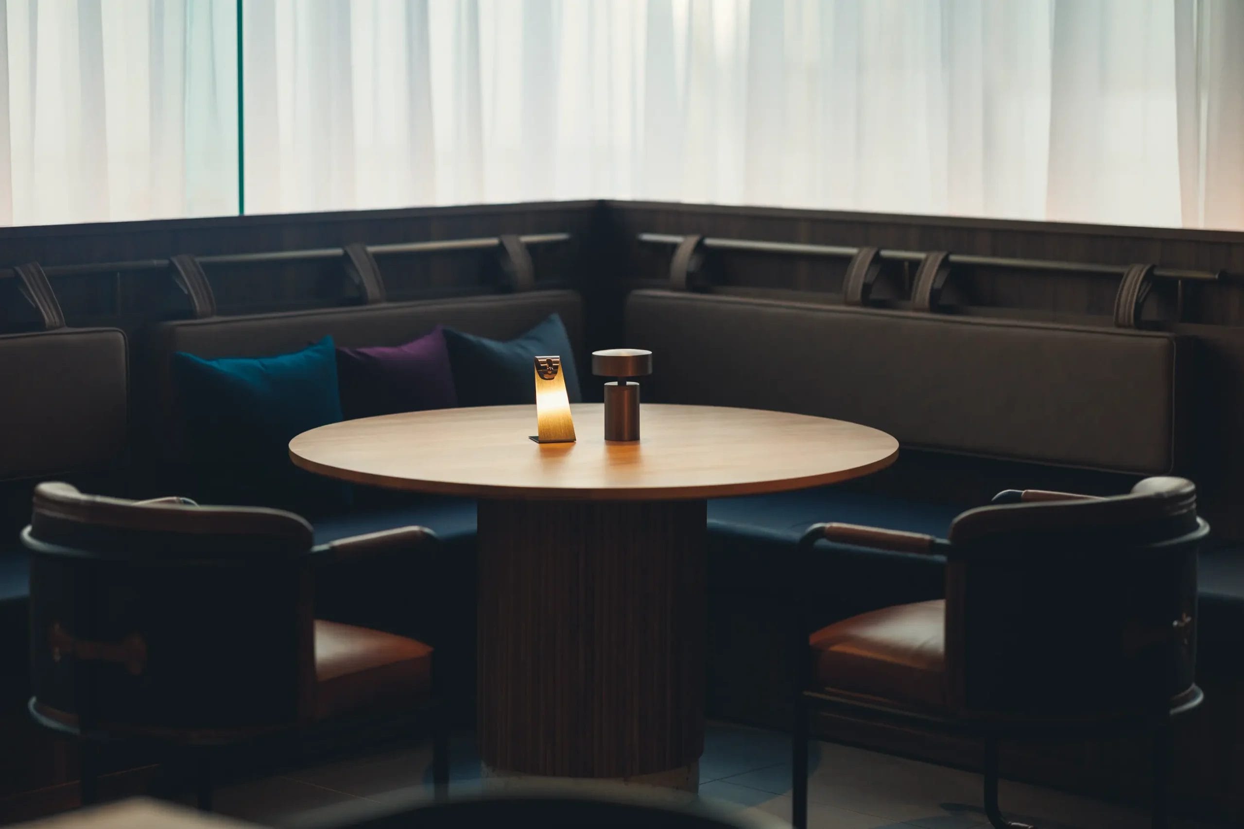 落ち着いた雰囲気で