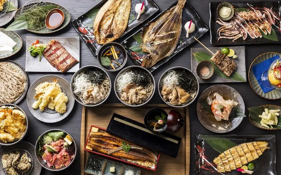 焼き魚を中心に和食メニューも充実